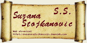 Suzana Stojkanović vizit kartica